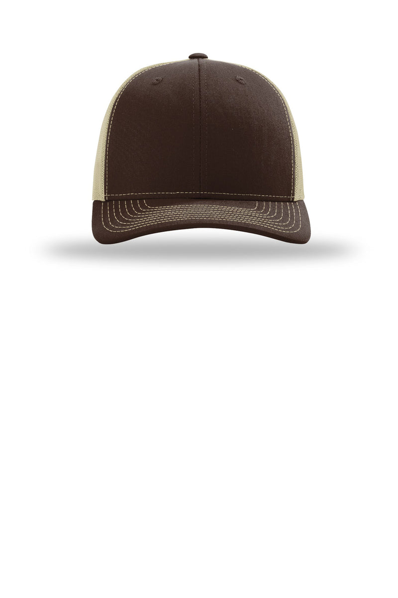 Richardson 112+ R-Flex Adjustable Trucker - Brown/ Khaki