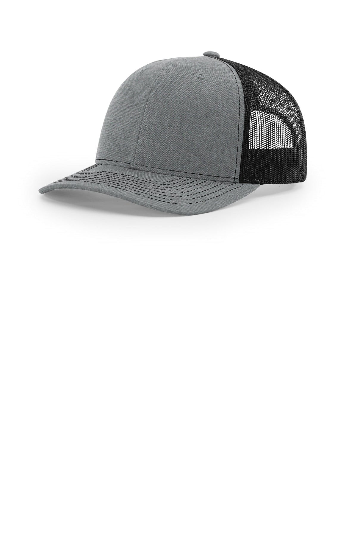 Richardson 112+ R-Flex Adjustable Trucker - Heather Grey/ Black