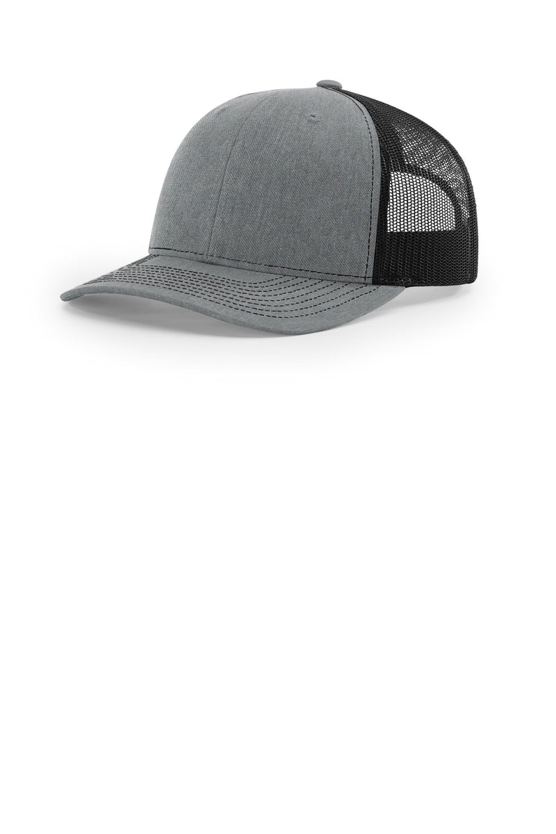 Richardson 112+ R-Flex Adjustable Trucker - Heather Grey/ Black