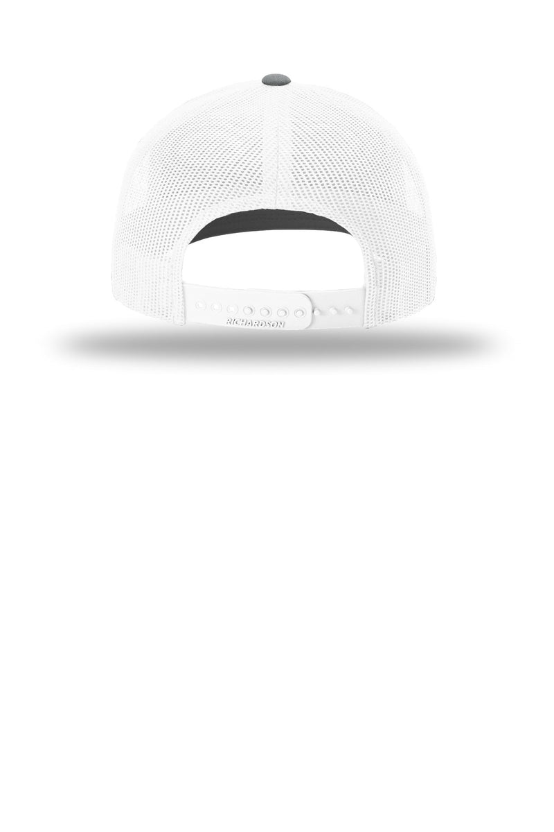 Richardson 112+ R-Flex Adjustable Trucker - Heather Grey/ White