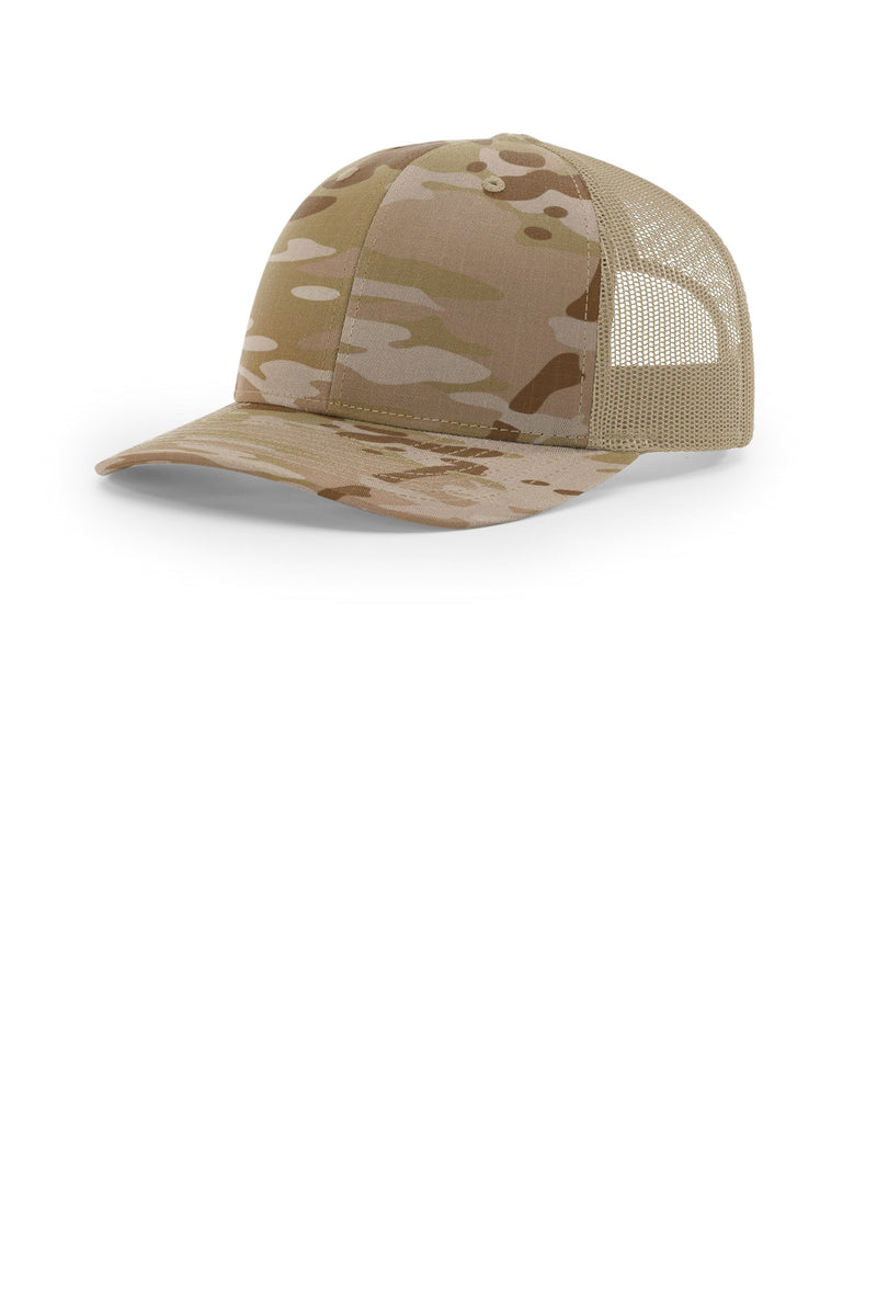 Richardson Printed Tactical Trucker - Multicam Arid/ Tan