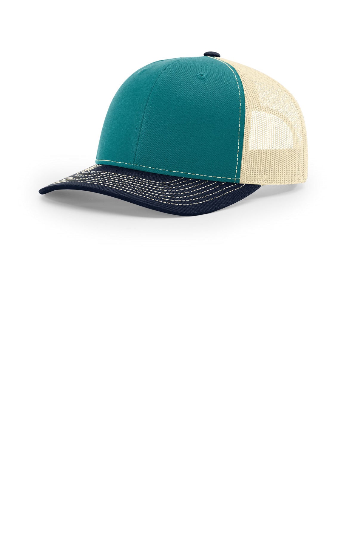 Richardson Trucker Cap - Blue Teal/ Birch/ Navy