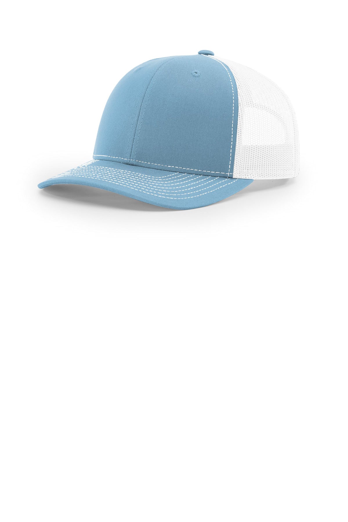 Richardson Trucker Cap - Columbia Blue/ White