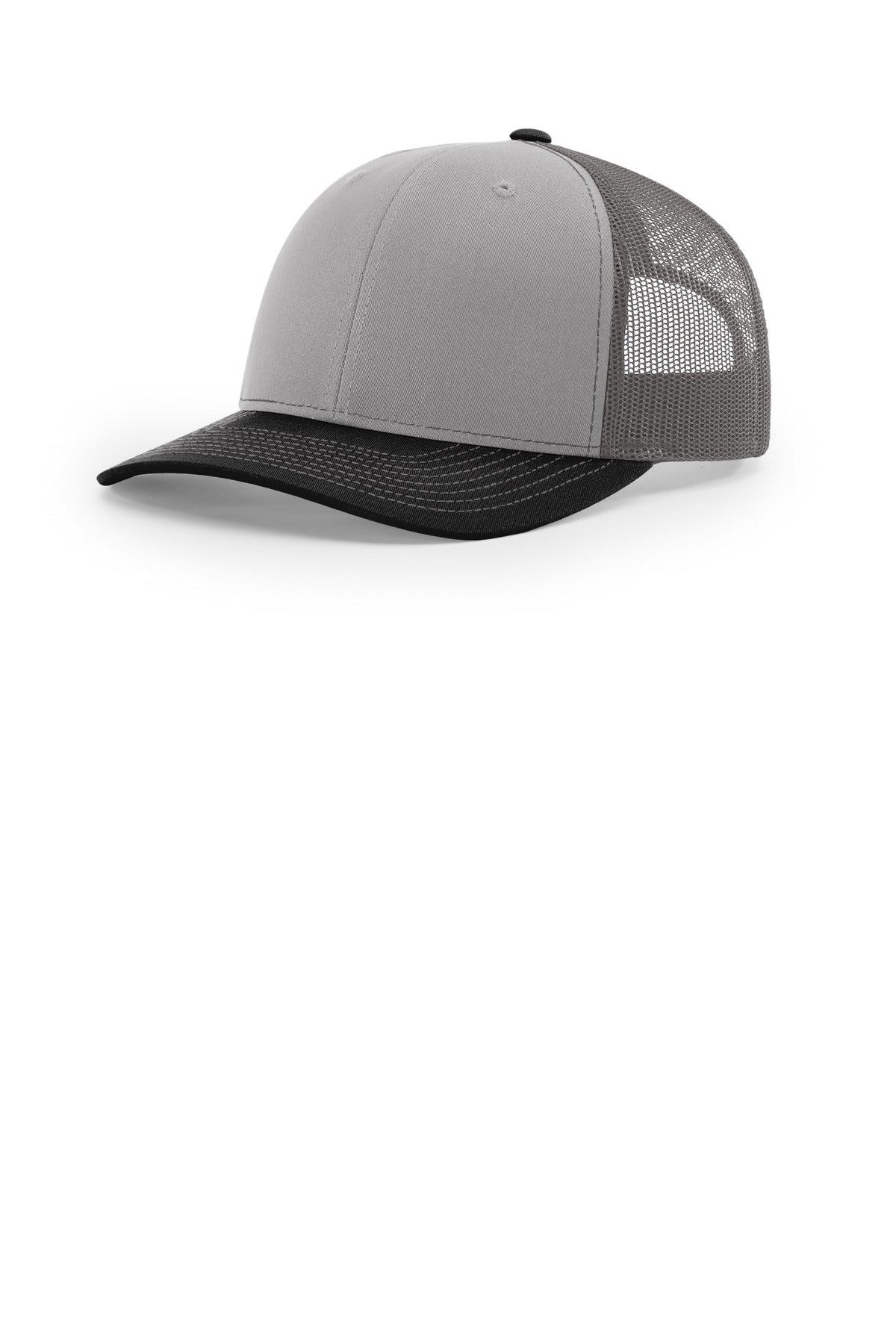 Richardson Trucker Cap - Grey/ Charcoal/ Black