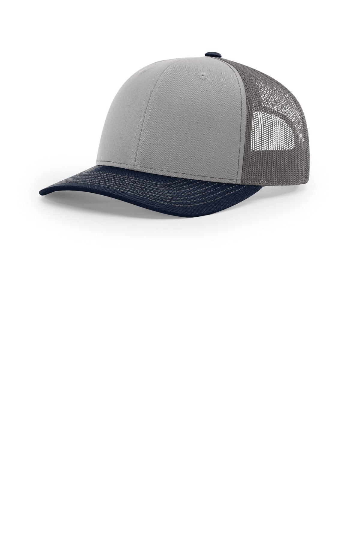 Richardson Trucker Cap - Grey/ Charcoal/ Navy