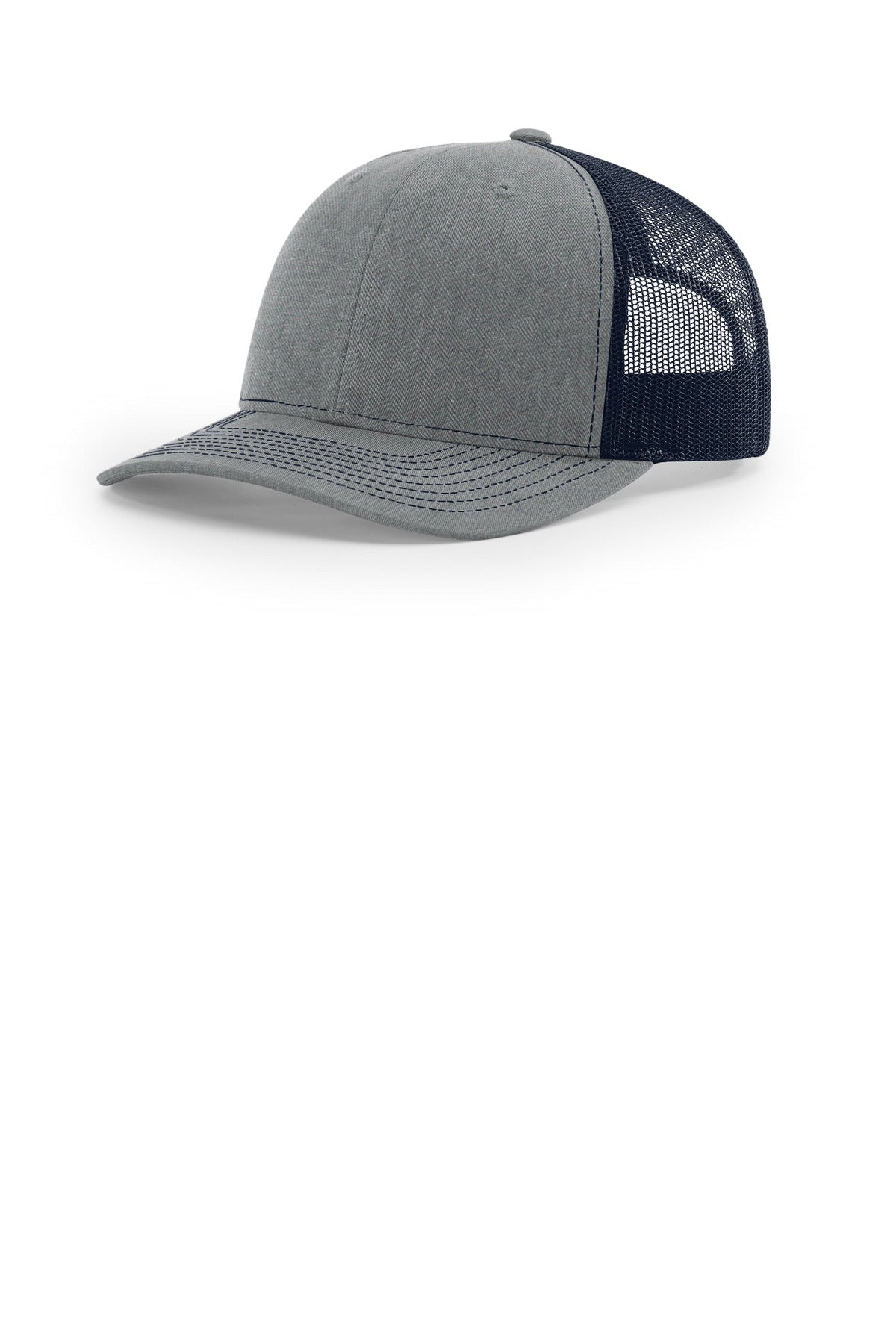 Richardson Trucker Cap - Heather Grey/ Navy