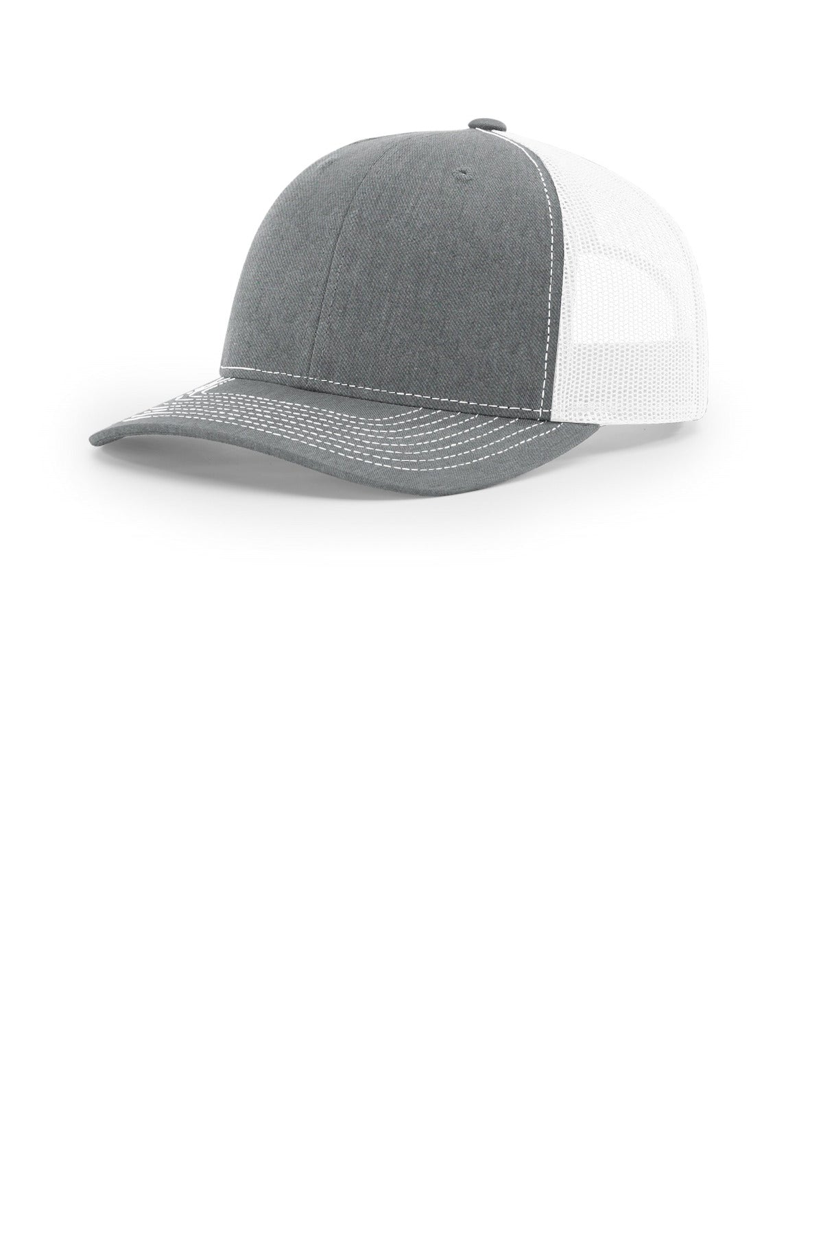 Richardson Trucker Cap - Heather Grey/ White