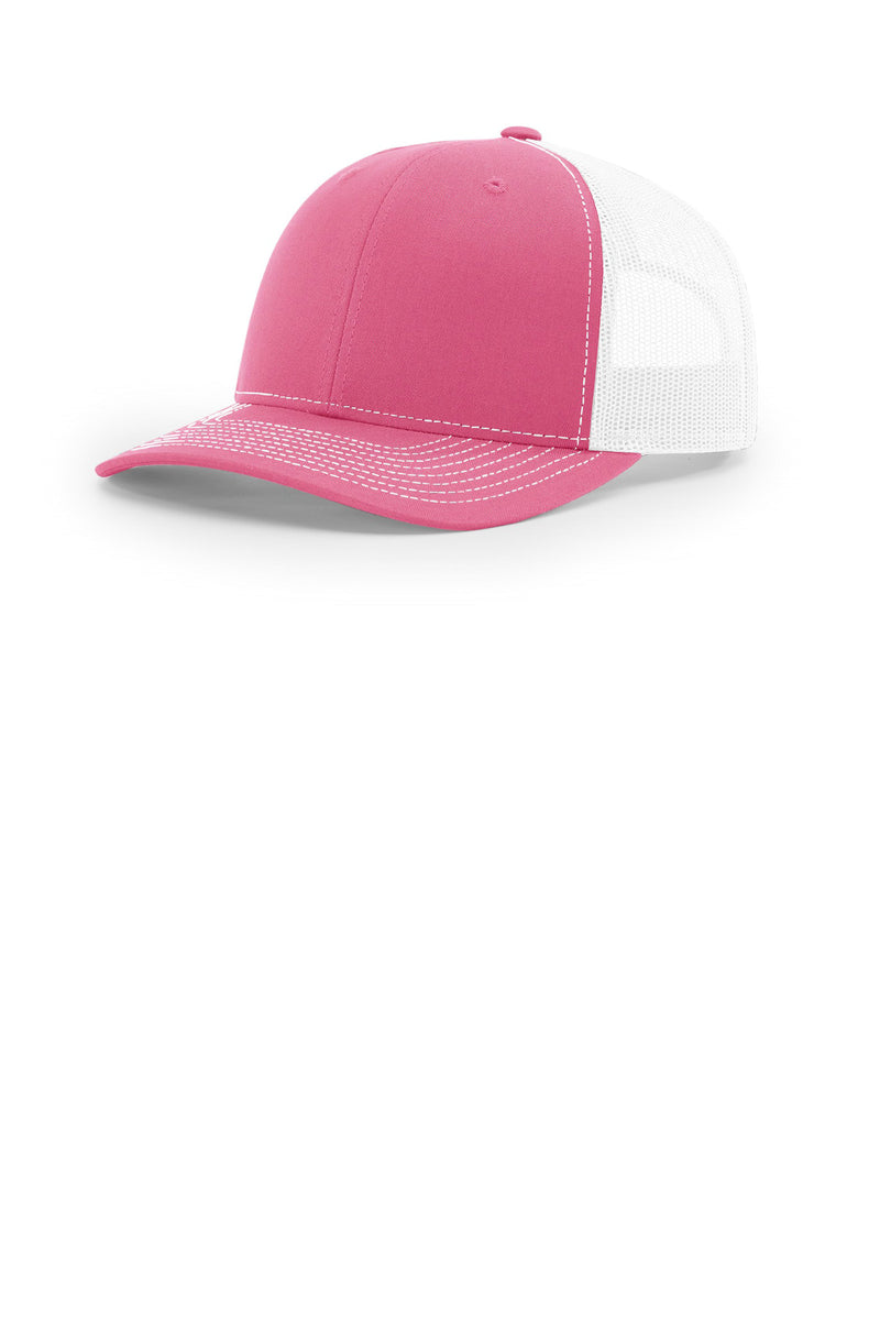 Richardson Trucker Cap - Hot Pink/ White