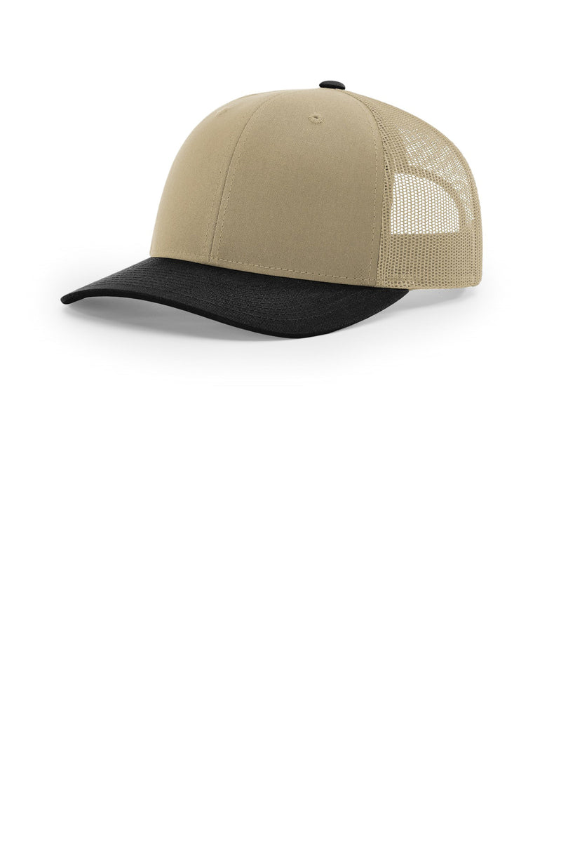 Richardson Trucker Cap - Khaki/ Khaki/ Black