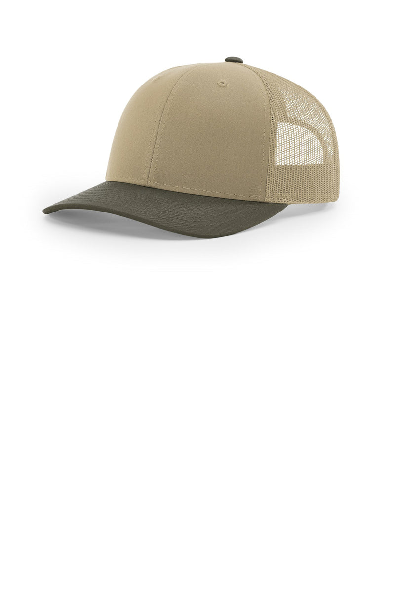 Richardson Trucker Cap - Khaki/ Khaki/ Chocolate Chip