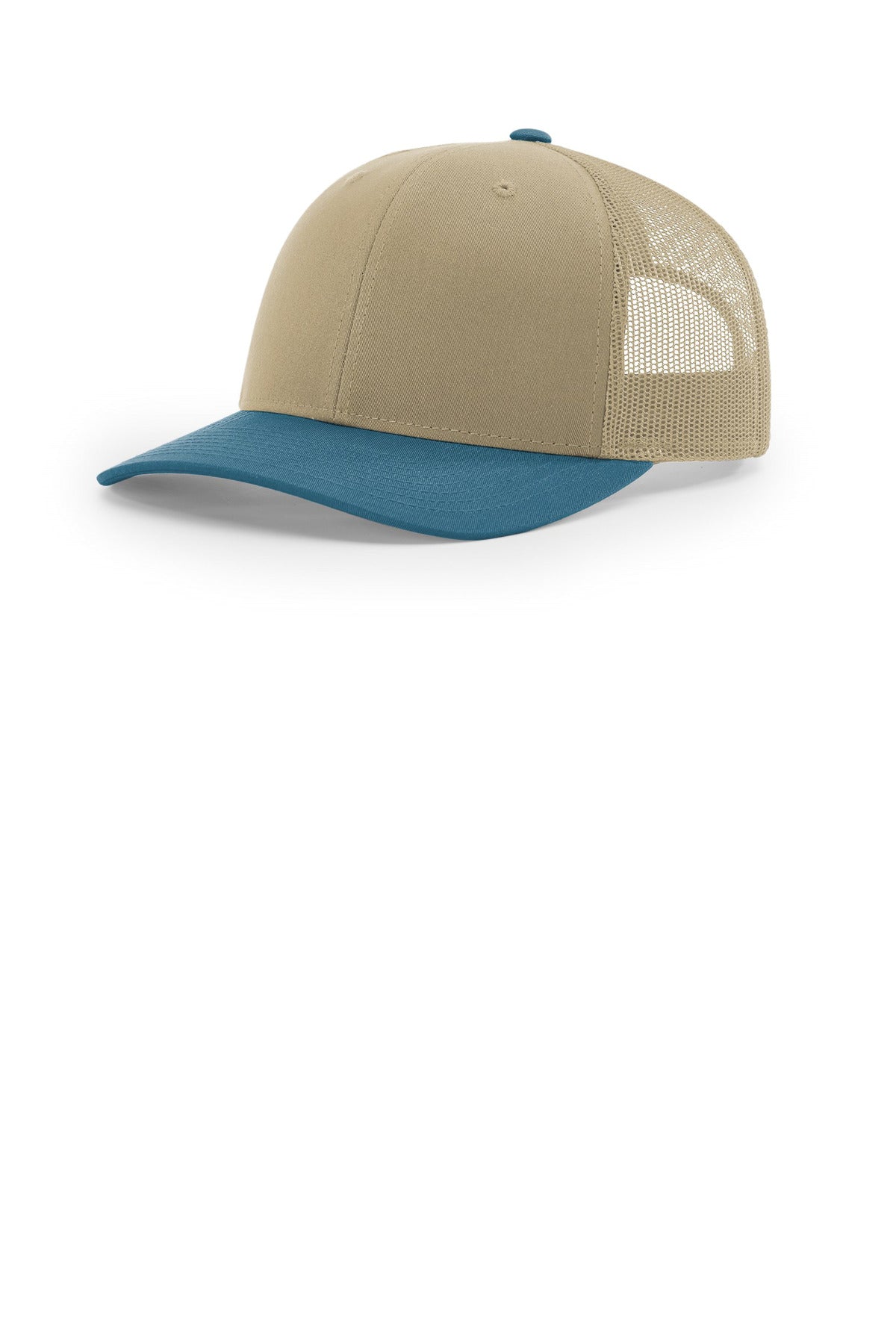 Richardson Trucker Cap - Khaki/ Khaki/ Legion Blue