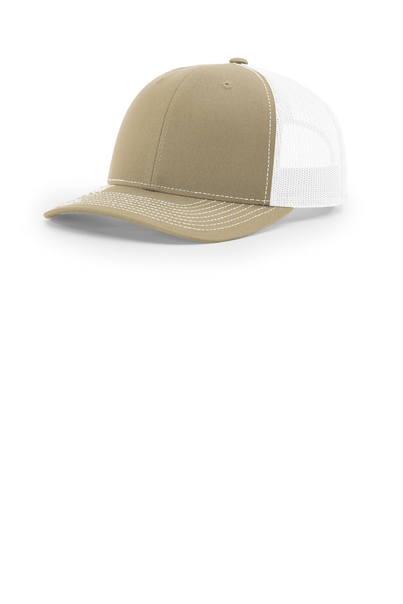 Richardson Trucker Cap - Khaki/ White