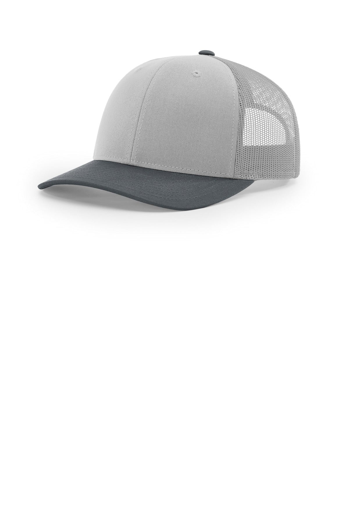 Richardson Trucker Cap - Light Grey/ Light Grey/ Gunmetal
