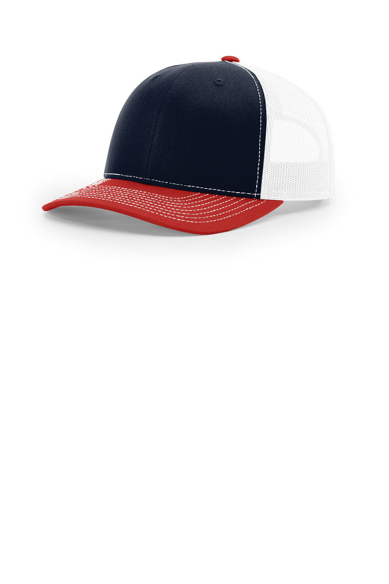 Richardson Trucker Cap - Navy/ White/ Red