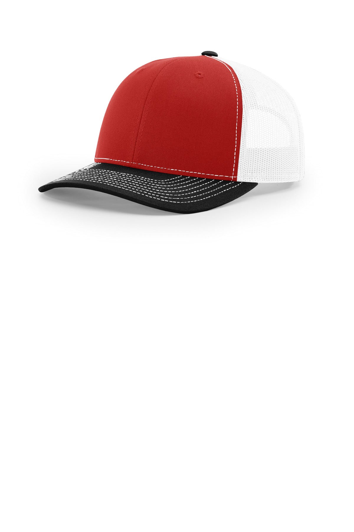 Richardson Trucker Cap - Red/ White/ Black