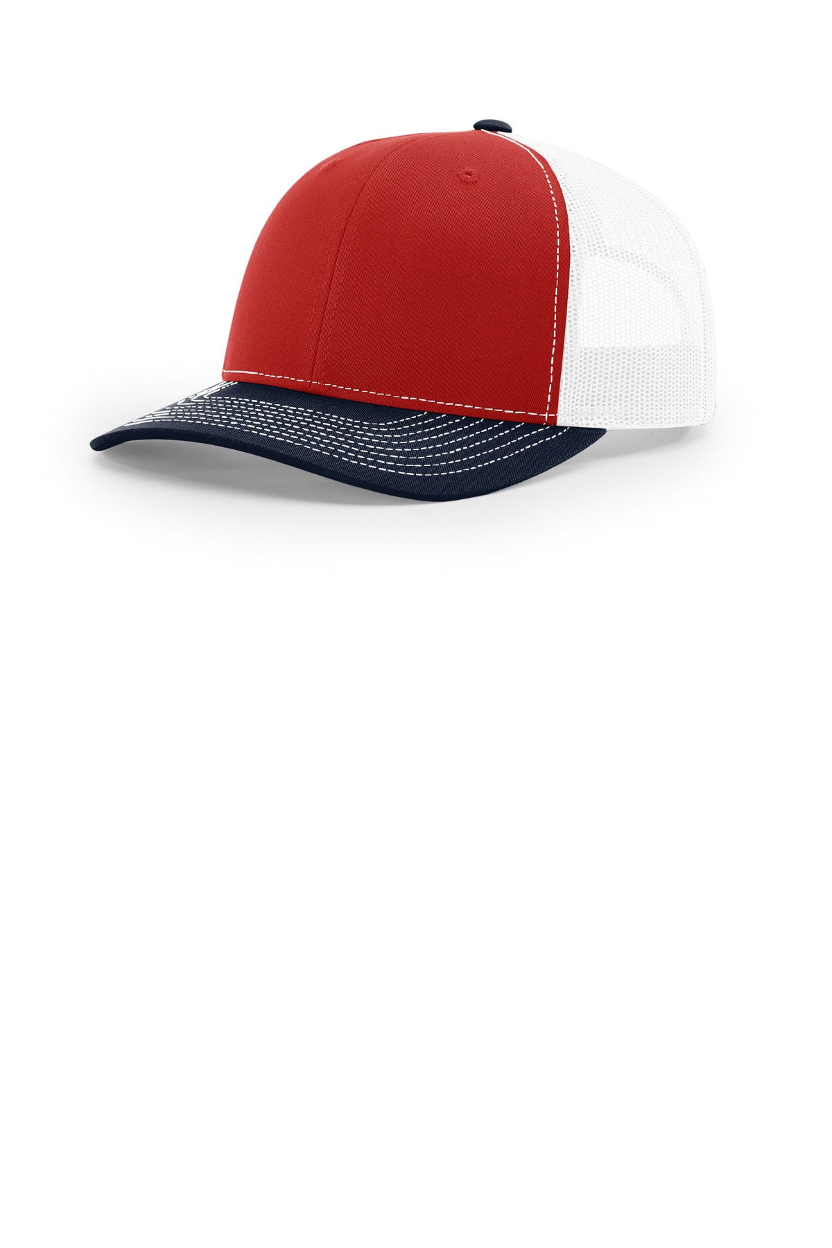 Richardson Trucker Cap - Red/ White/ Navy