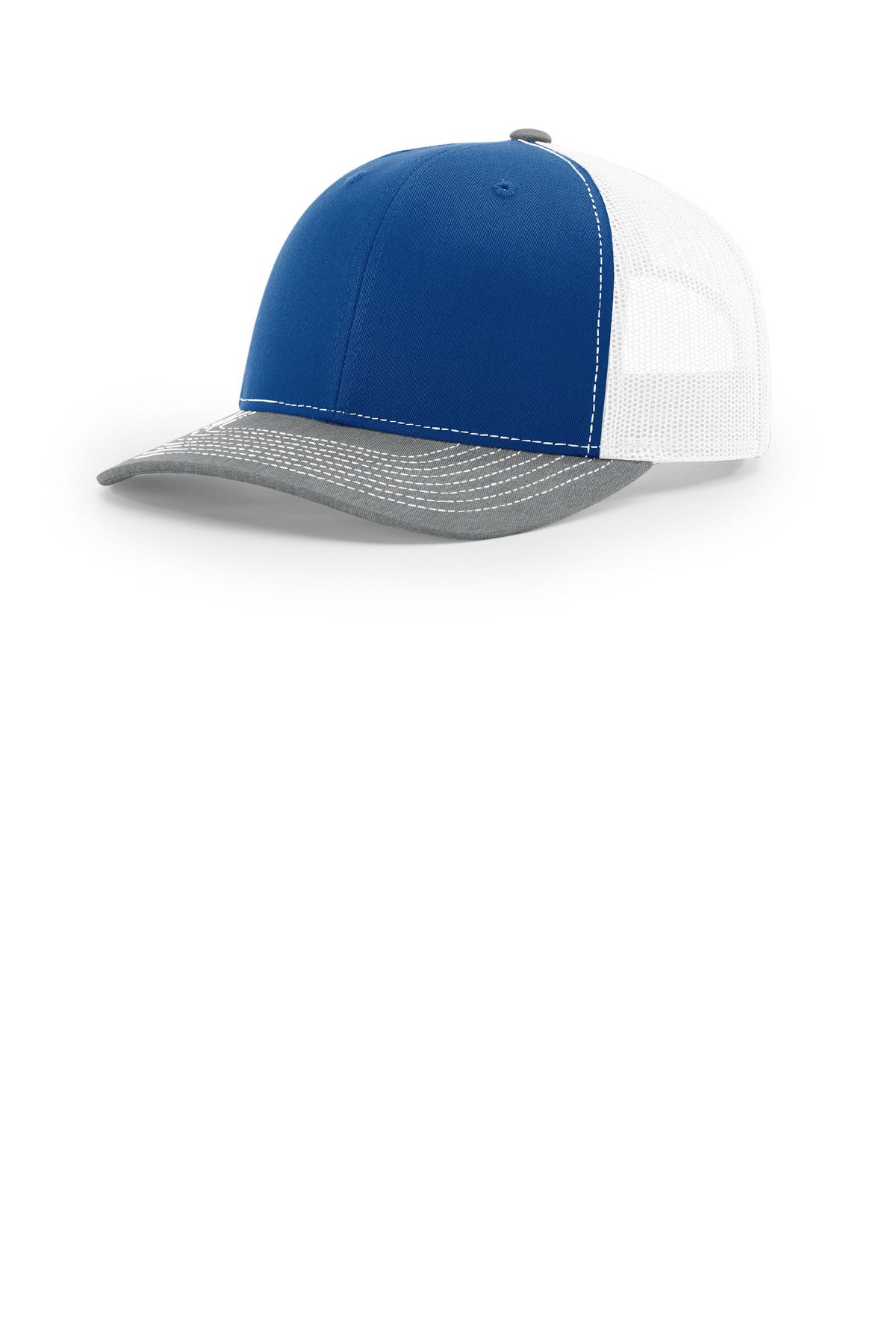 Richardson Trucker Cap - Royal/ White/ Heather Grey