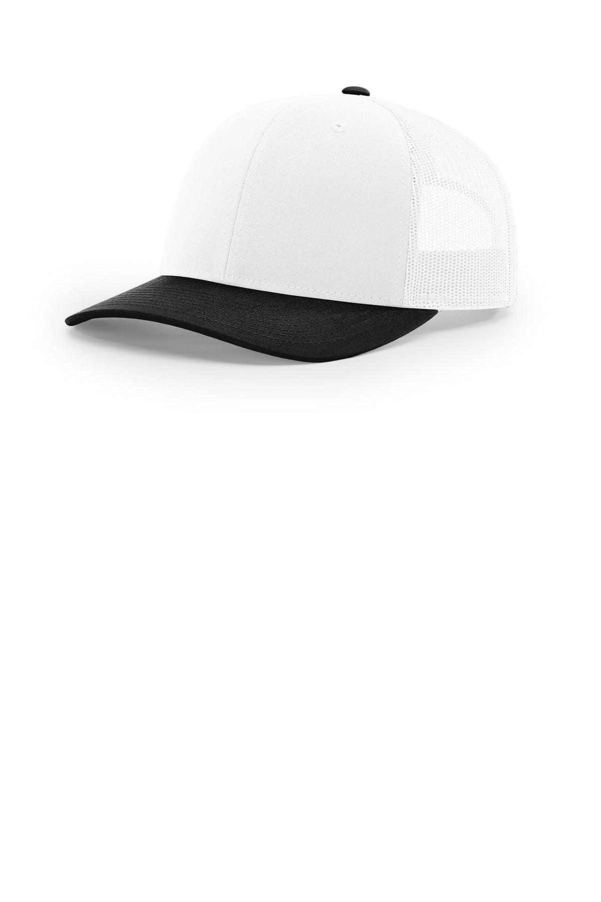 Richardson Trucker Cap - White/ White/ Black