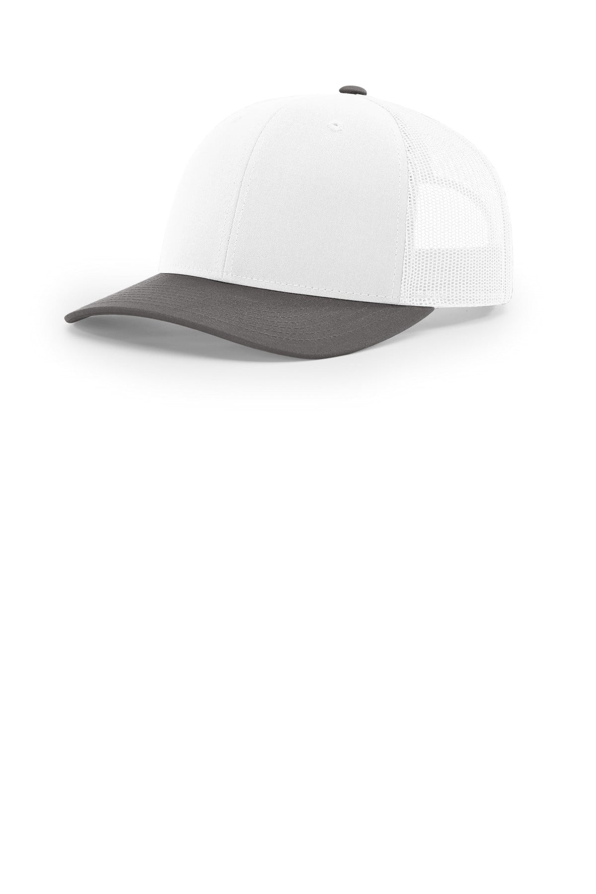 Richardson Trucker Cap - White/ White/ Charcoal