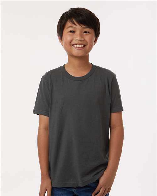 Youth Fine Jersey T-Shirt - Charcoal