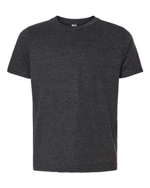 Youth Fine Jersey T-Shirt - Heather Graphite