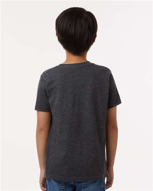 Youth Fine Jersey T-Shirt - Heather Graphite