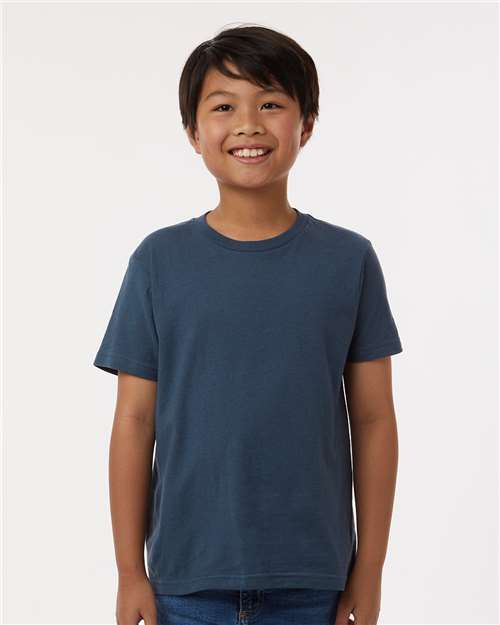 Youth Fine Jersey T-Shirt - Indigo