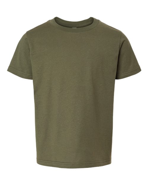 Youth Fine Jersey T-Shirt - Military Green