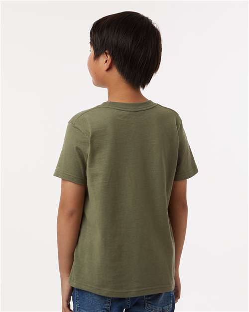 Youth Fine Jersey T-Shirt - Military Green