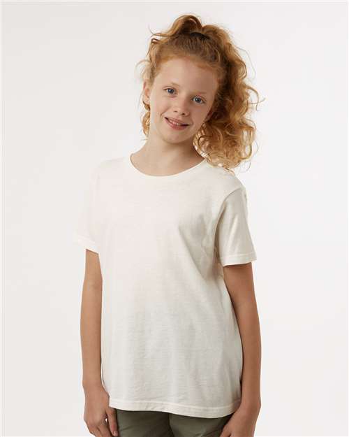 Youth Fine Jersey T-Shirt - Vintage White