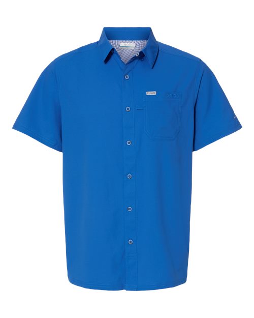 Men's PFG Slack Tide™ Camp Shirt - Vivid Blue