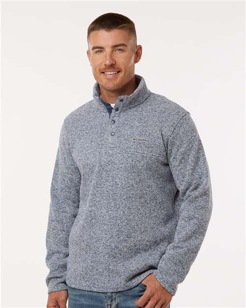 Men's Alto Pass™ Fleece Half-Snap Pullover - Dark Mountain Heather