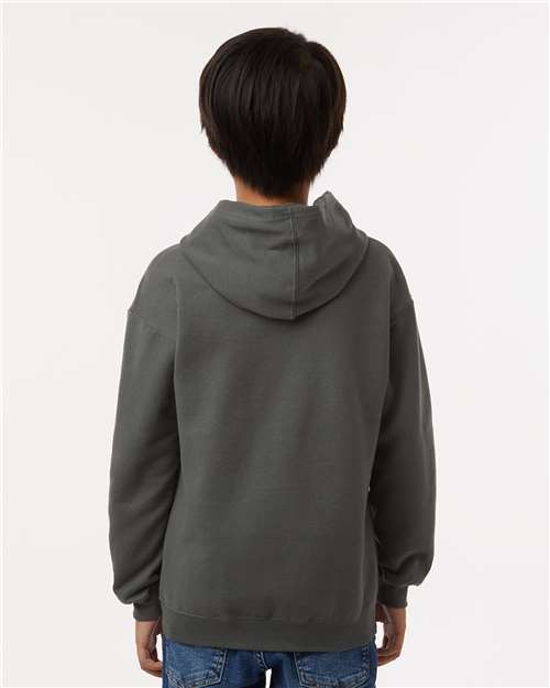 Youth Hooded Sweatshirt - Charcoal