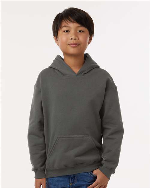 Youth Hooded Sweatshirt - Charcoal