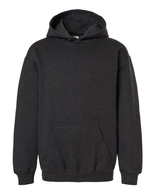 Youth Hooded Sweatshirt - Heather Graphite