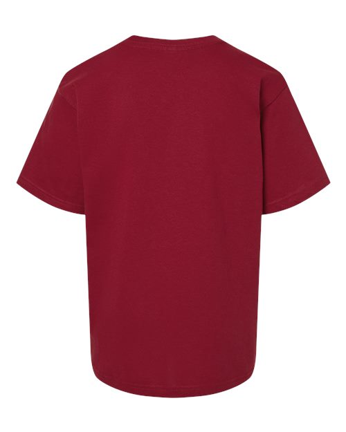 Youth Gold Soft Touch T-Shirt - Cardinal Red