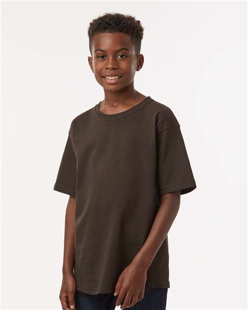 Youth Gold Soft Touch T-Shirt - Chocolate