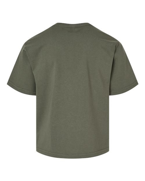 Youth Gold Soft Touch T-Shirt - Military Green