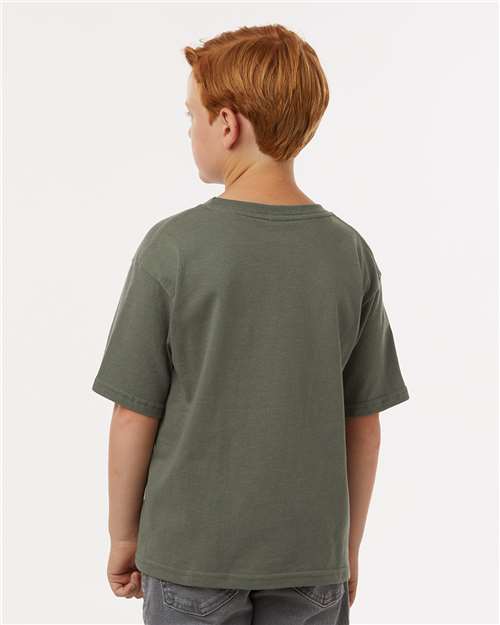 Youth Gold Soft Touch T-Shirt - Military Green