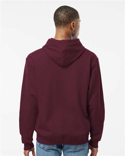 Unisex Fleece Hooded Sweatshirt - Maroon