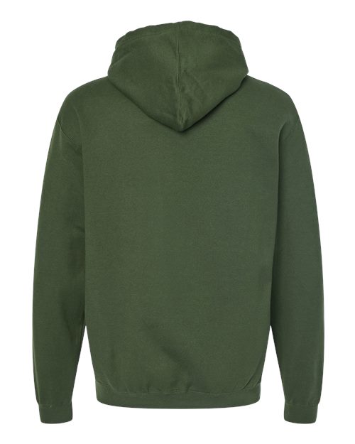 Unisex Fleece Hooded Sweatshirt - Military Green