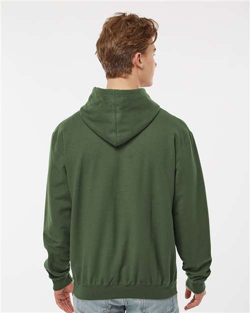 Unisex Fleece Hooded Sweatshirt - Military Green