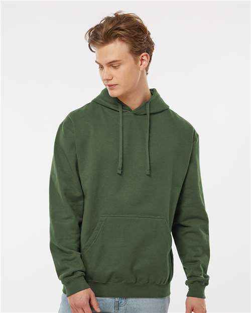 Unisex Fleece Hooded Sweatshirt - Military Green