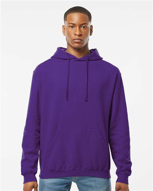 Unisex Fleece Hooded Sweatshirt - Purple