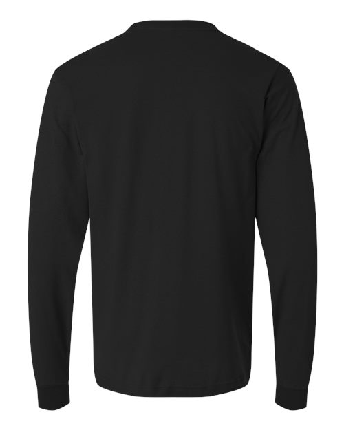 Unisex Fine Jersey Long Sleeve T-Shirt - Black