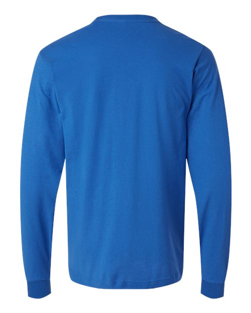 Unisex Fine Jersey Long Sleeve T-Shirt - Royal