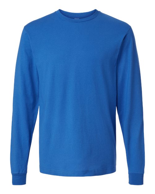 Unisex Fine Jersey Long Sleeve T-Shirt - Royal