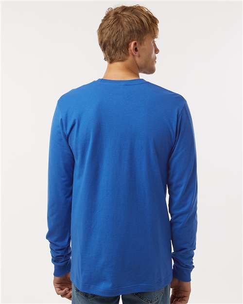 Unisex Fine Jersey Long Sleeve T-Shirt - Royal