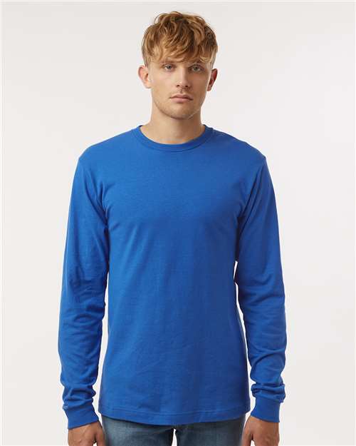 Unisex Fine Jersey Long Sleeve T-Shirt - Royal