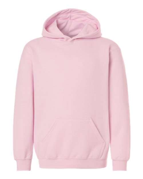 Youth Hooded Sweatshirt - Light Pink